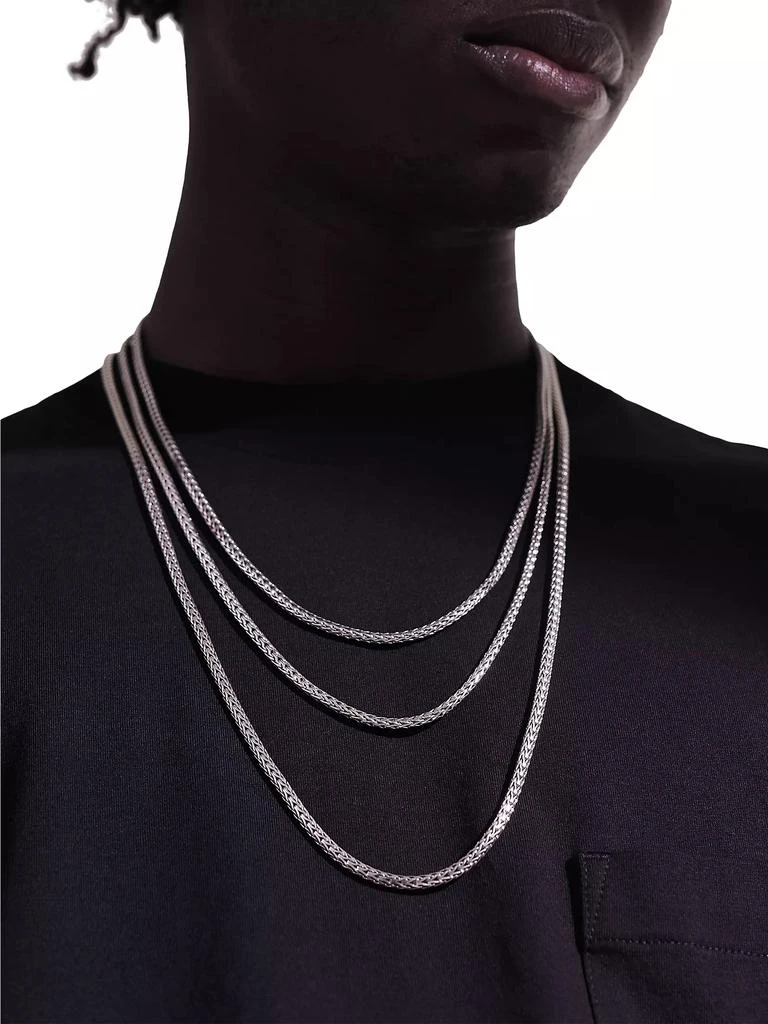 John Hardy Classic Chain Sterling Silver Slim Necklace 2