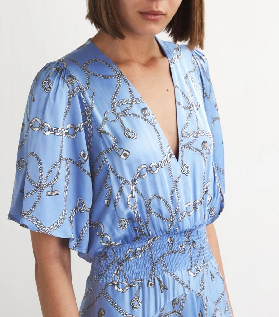 Maje Chain Print Maxi Dress 4