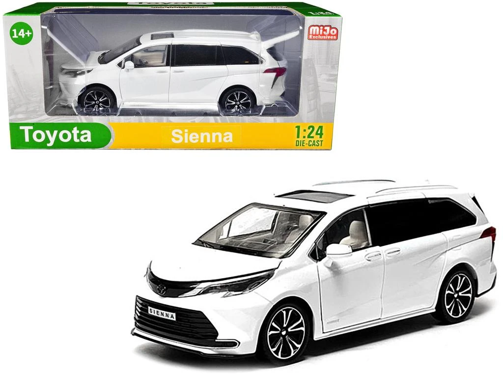Other Toyota Sienna Minivan White 1/24 Diecast Model Car 2