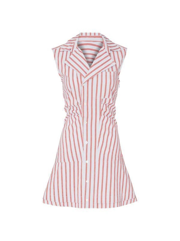 Derek Lam Striped Mini Shirtdress 4