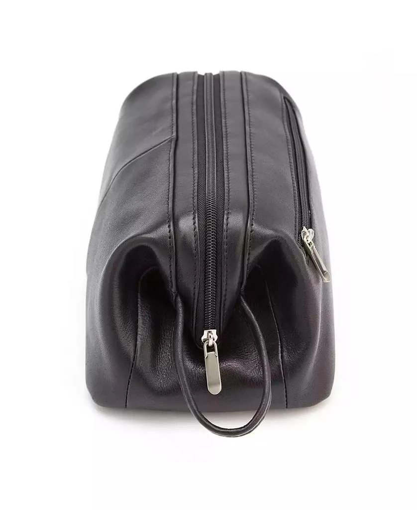 Royce Leather Colombian Leather Toiletry Bag 3