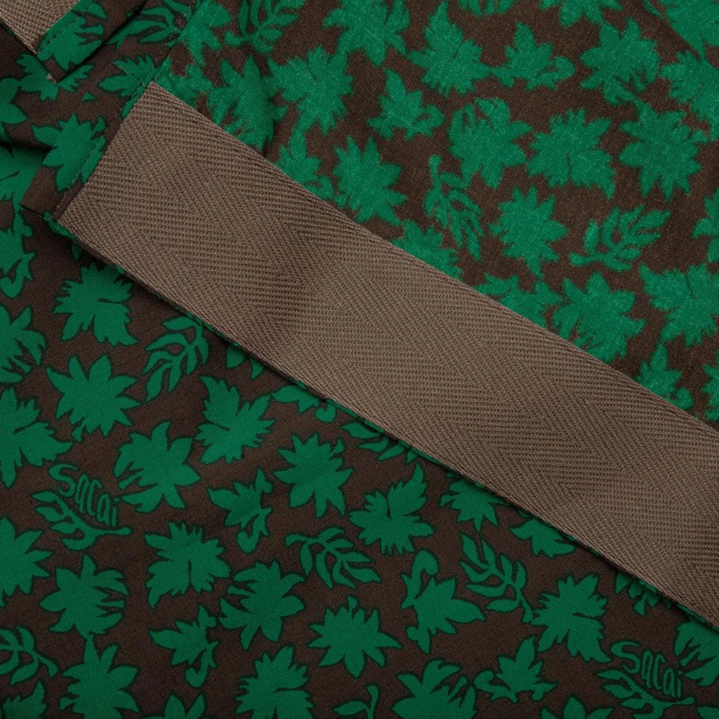 Sacai Floral Print Shirt - Green 6