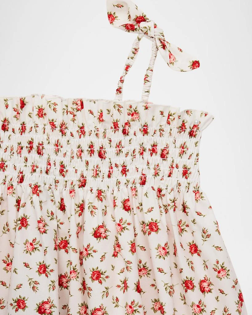 Dolce 
Gabbana Girl
s Small Rose-Print Poplin Dress, Size 2-6 3