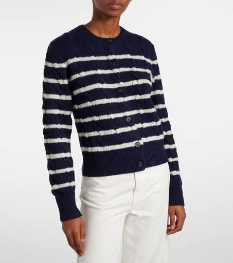 Ralph Lauren Striped wool and cashmere cardigan 5