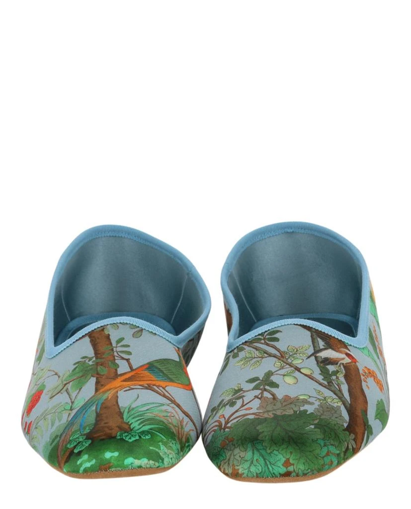 Gucci Satin Voyage Tian Printed Slippers 5