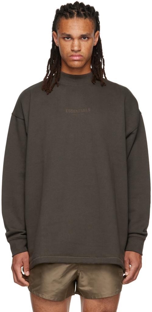 Fear of God ESSENTIALS Gray Relaxed Sweatshirt