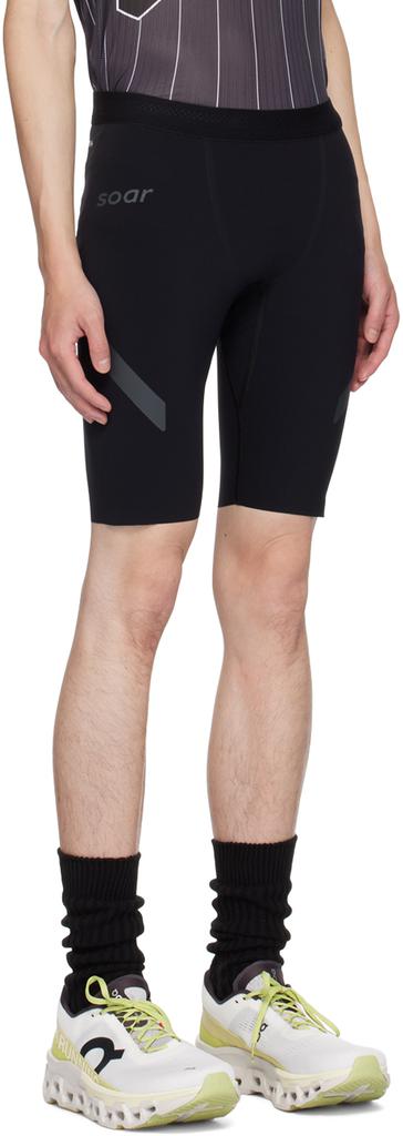 Soar Running Black Half Tights Shorts