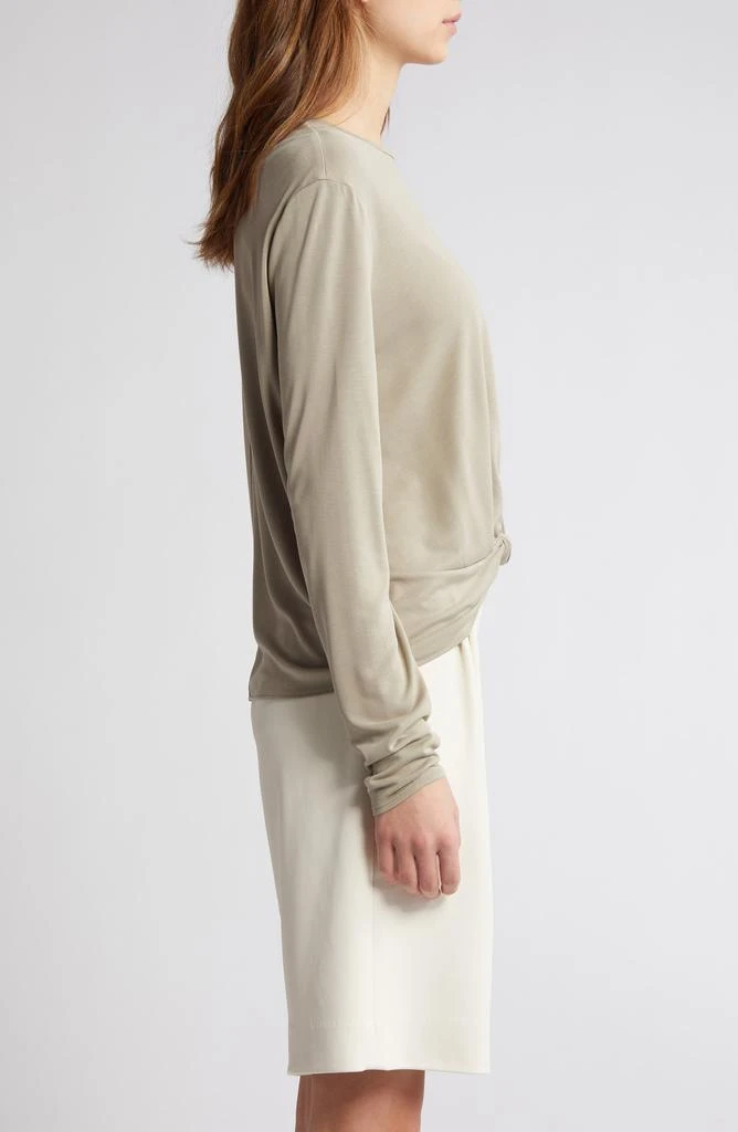 Rag & Bone Jenna Knotted Long Sleeve T-Shirt 3
