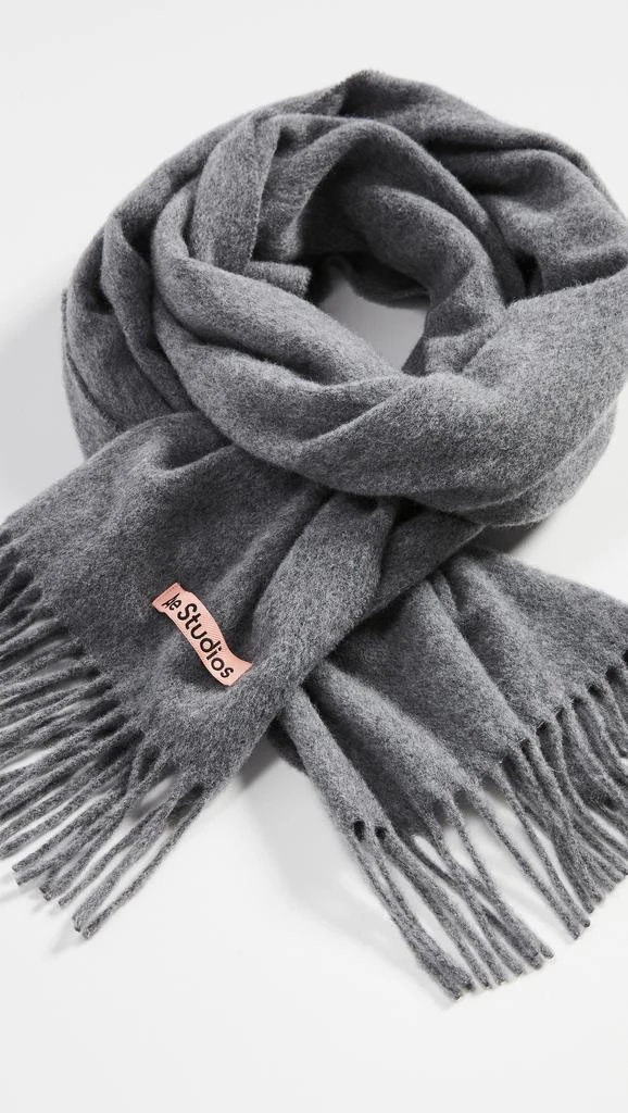 Acne Studios Oversized Fringe Wool Scarf 4