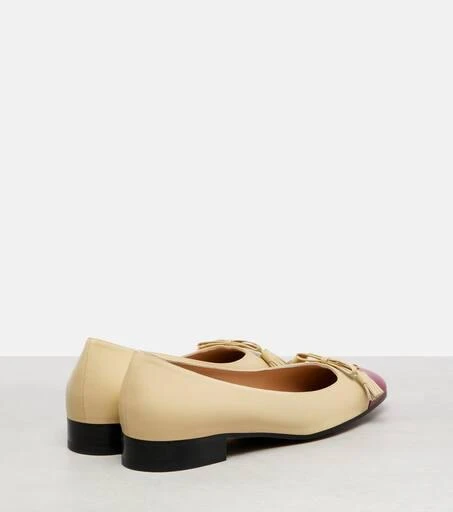 Valentino Valet Du Roi VLogo leather ballet flats 2