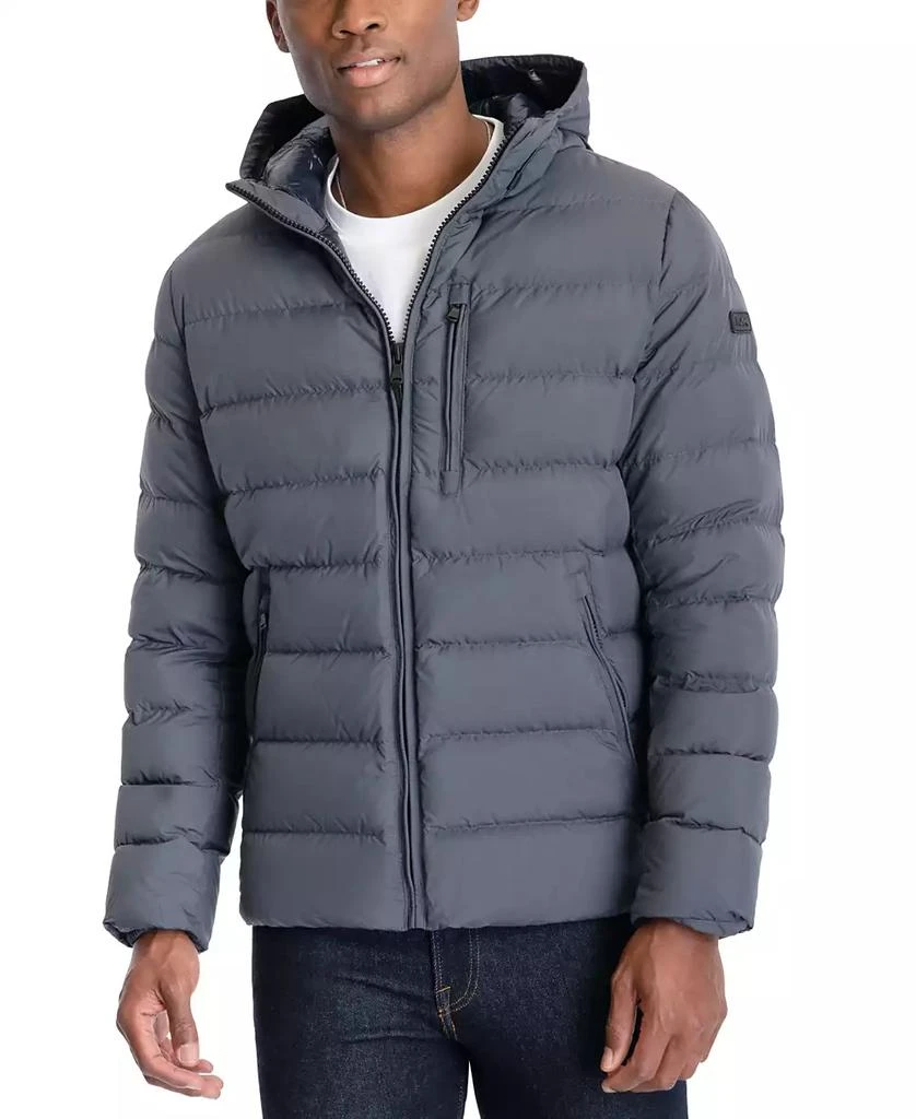 Michael Kors Men's Hooded Puffer Jacket, Created For Macy's 1