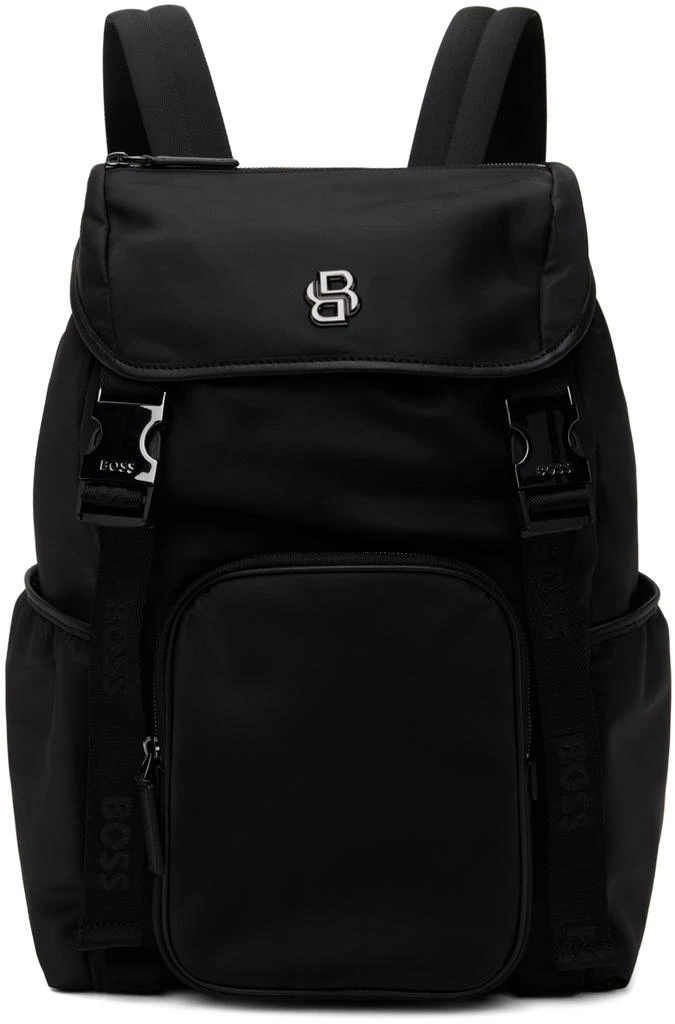 BOSS Black Double Monogram Backpack 1