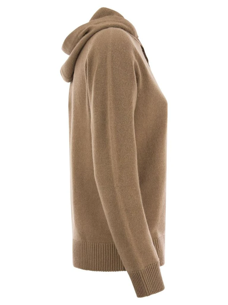 'S Max Mara 'S Max Mara Drawstring Knitted Hoodie 3