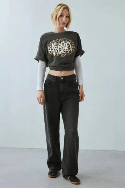 Urban Outfitters Korn Graphic Overdyed Slouchy Tee 4