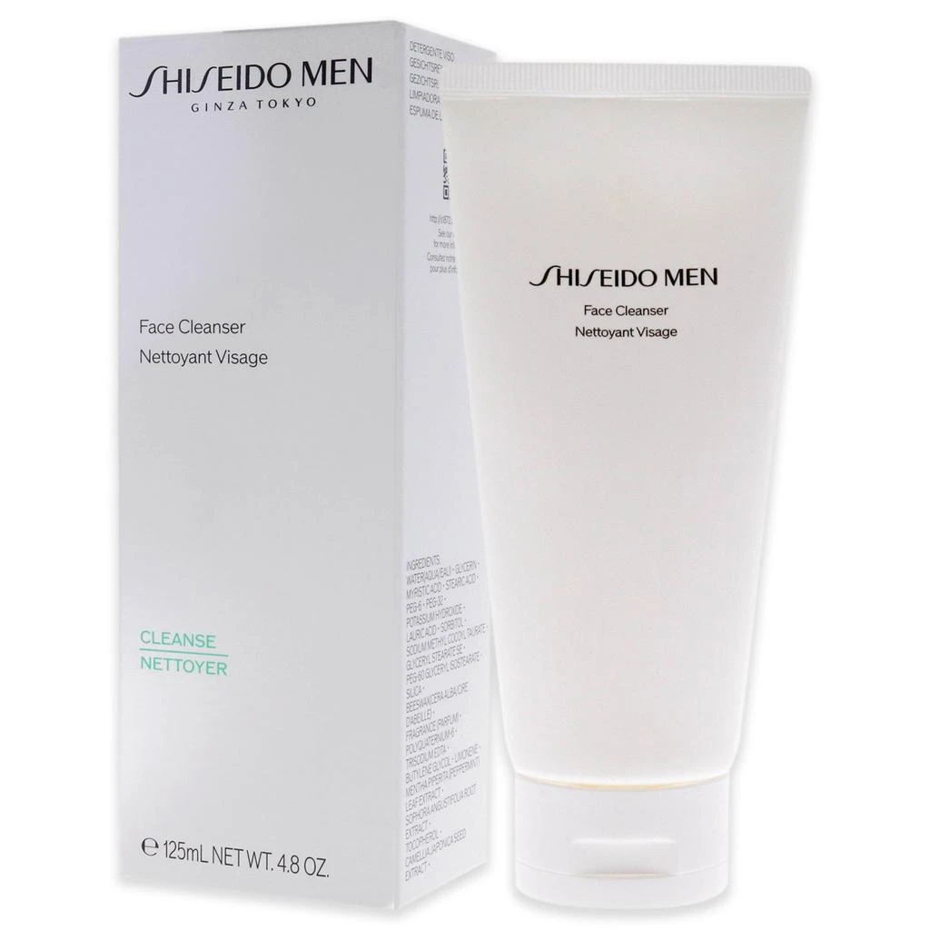 Shiseido Men Cleansing Foam by Shiseido for Men - 4.8 oz Cleanser 4