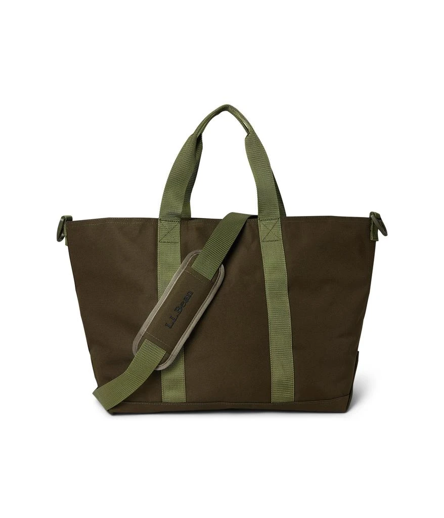 L.L.BEAN Zip Hunter's Tote Bag with Strap Large 1