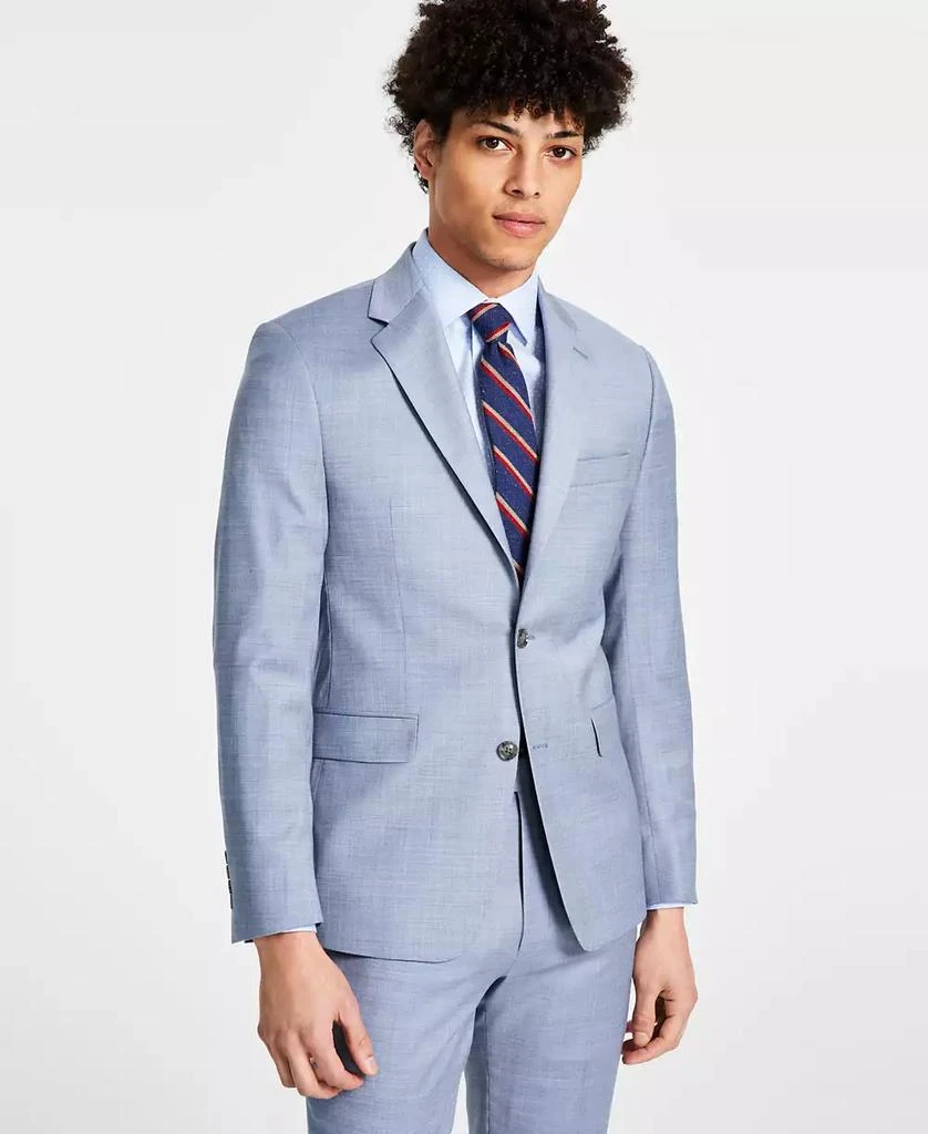 Calvin Klein Men's Skinny-Fit Wool-Blend Infinite Stretch Suit Jacket 1