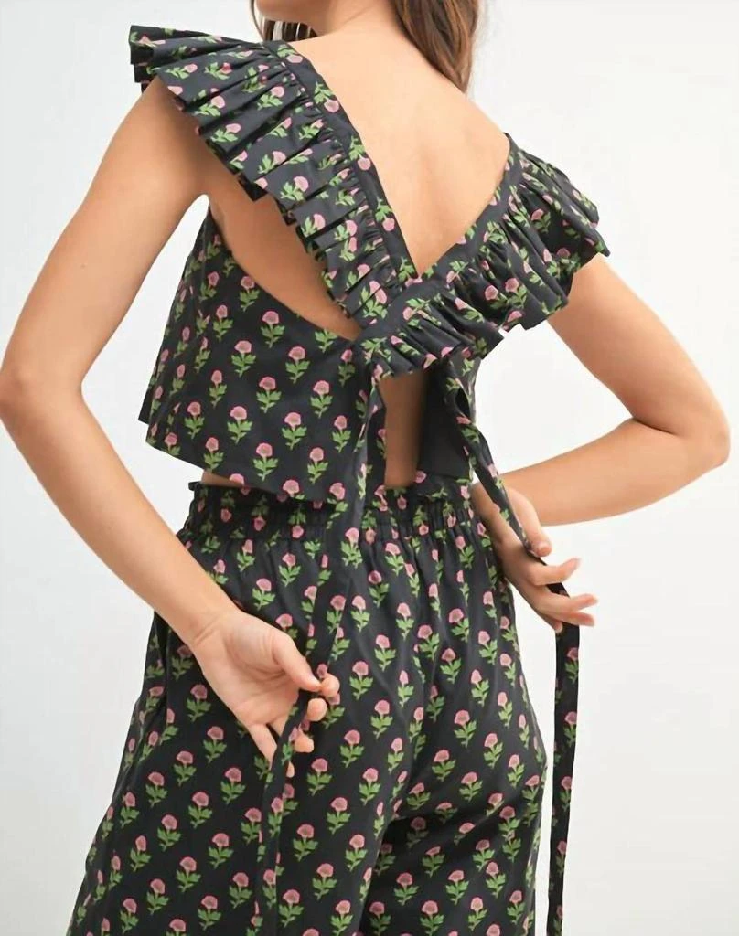 MABLE Mable - Solange Floral Ruffle Pants Set 4