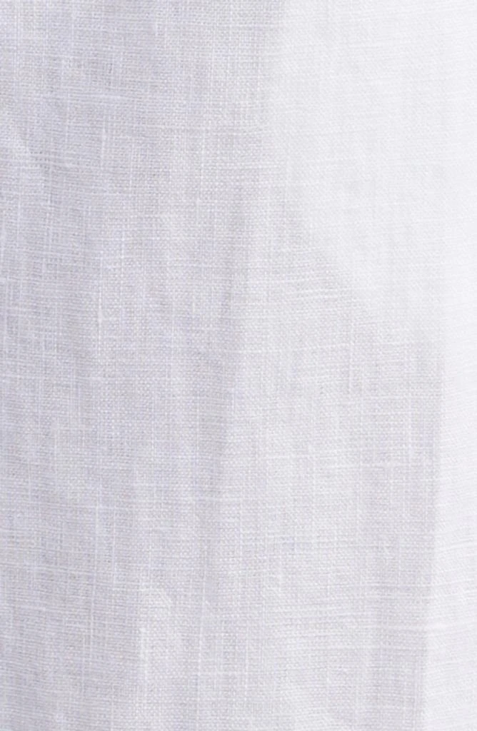 Caslon Drawstring Straight Leg Linen Pants 7