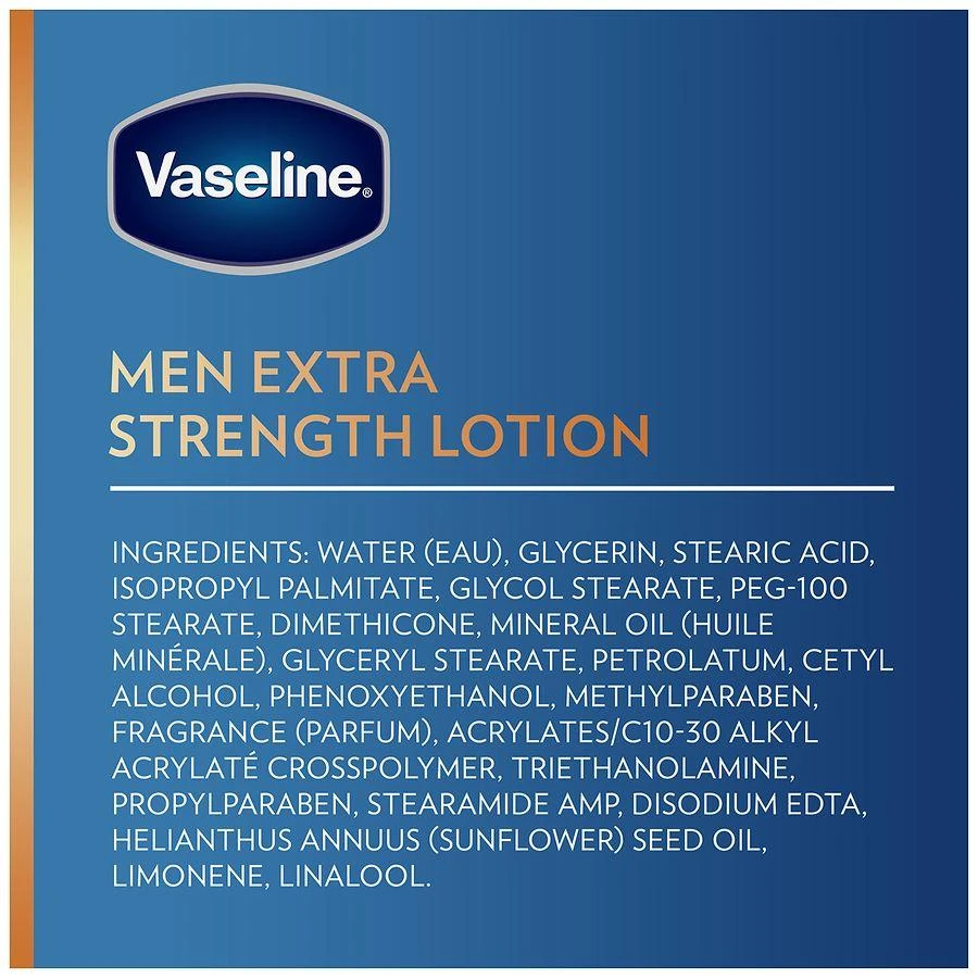 Vaseline Extra Strength 3-in-1 Face, Hands & Body Lotion Extra Strength 4