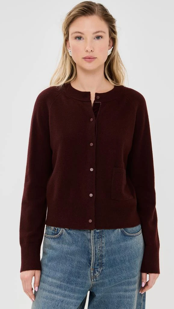 Vince Velvet Trim Cardigan 6