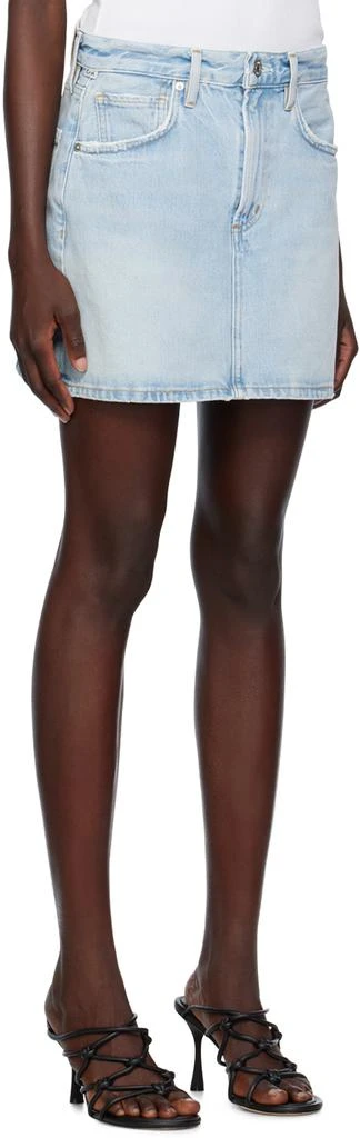 Citizens of Humanity Blue Beatnik Denim Miniskirt 2