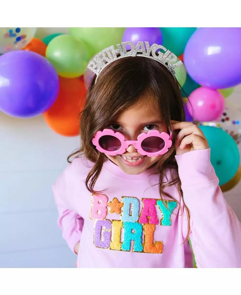 Sweet Wink Child Girl
s Silver Birthday Girl Headband 2