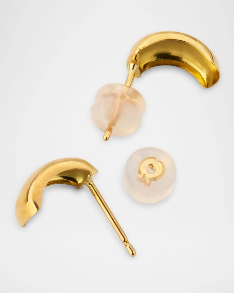 POPPY FINCH 18K Chubby Huggie Earrings 4