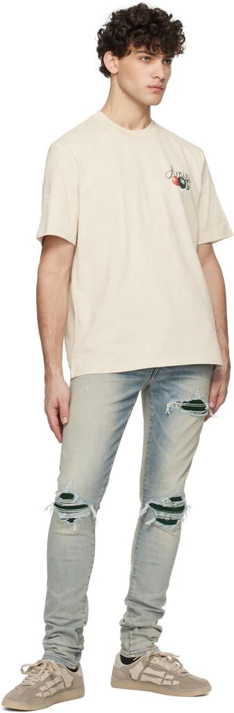AMIRI Beige Pool Cue T-shirt 4