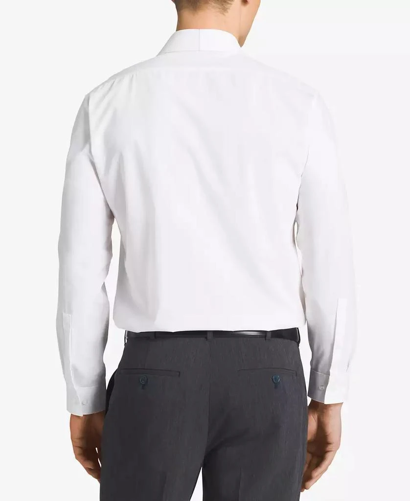 Calvin Klein Calvin Klein Men's Slim-Fit Non-Iron Spread Collar Herringbone Dress Shirt 4