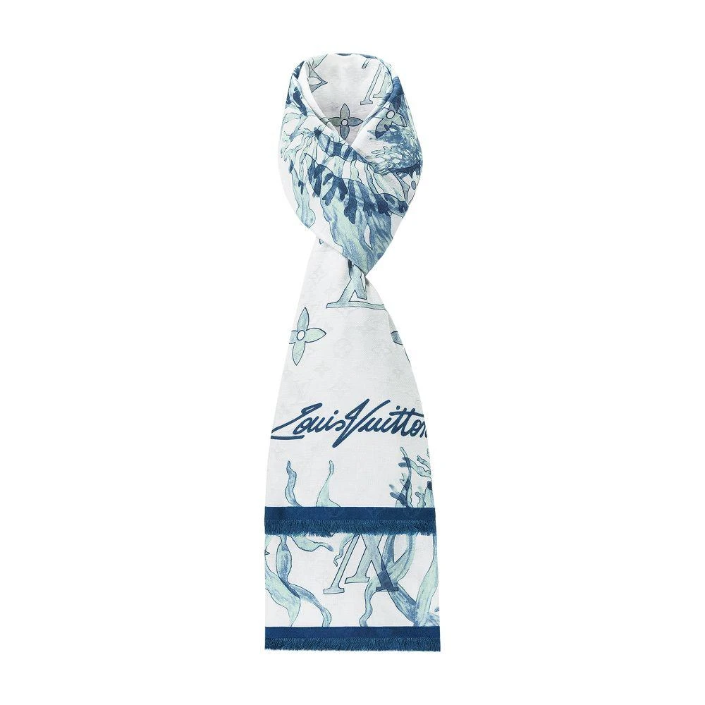 Louis Vuitton Monogram Aquagarden Stole 7