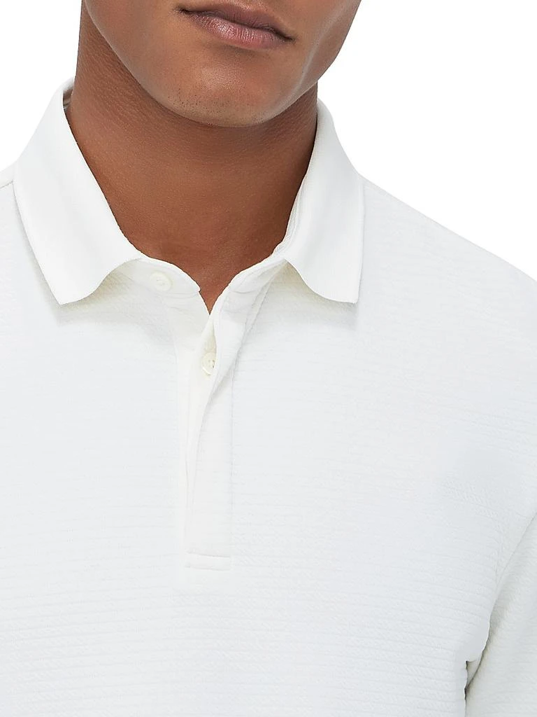 BUGATCHI Three-Button Polo Shirt 6
