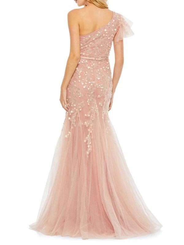 Mac Duggal Embellished One Shoulder Mermaid Gown 2