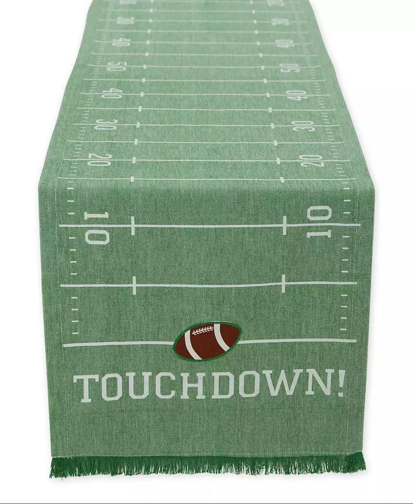 Design Imports Home Field Embellished Game Day Table Runner 1