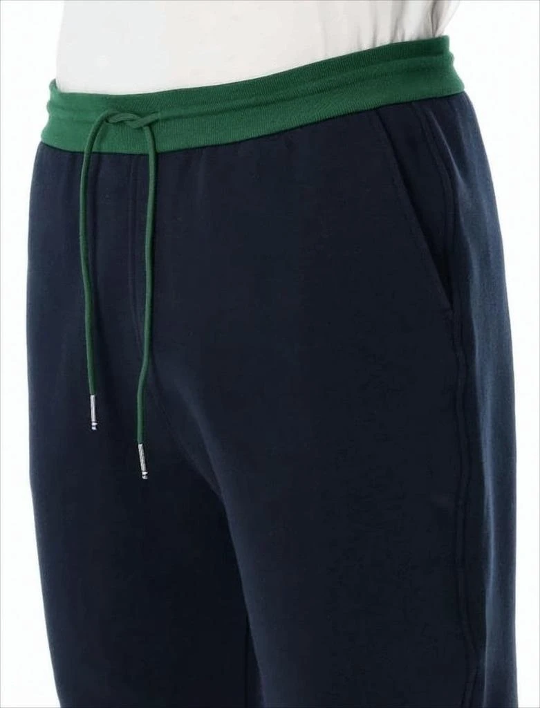 Thom Browne Relaxed Fit Jogger Pants with Drawstring Waistband and Contrasting Cuffs 3