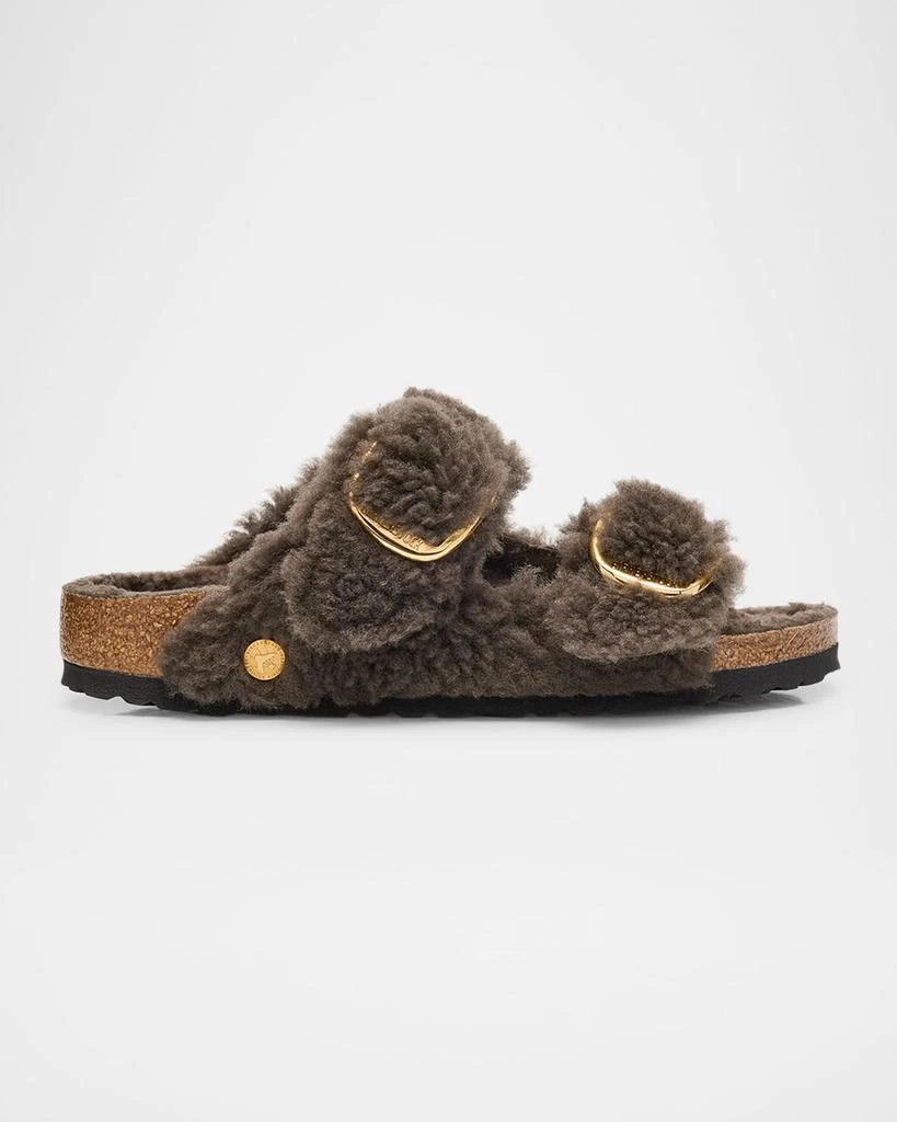 Birkenstock Arizona Teddy Shearling Dual Buckle Sandals 1