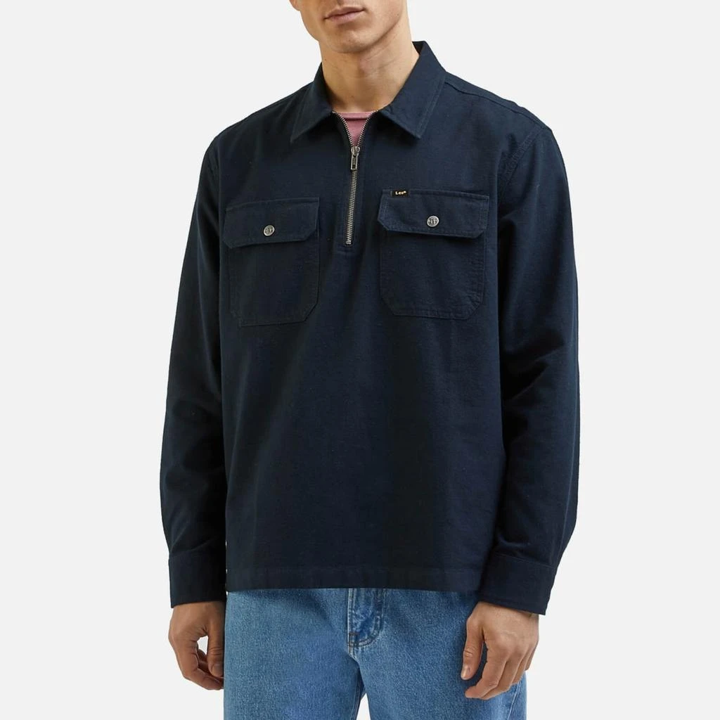 LEE Lee Brushed Cotton Half-Zip Shirt 1