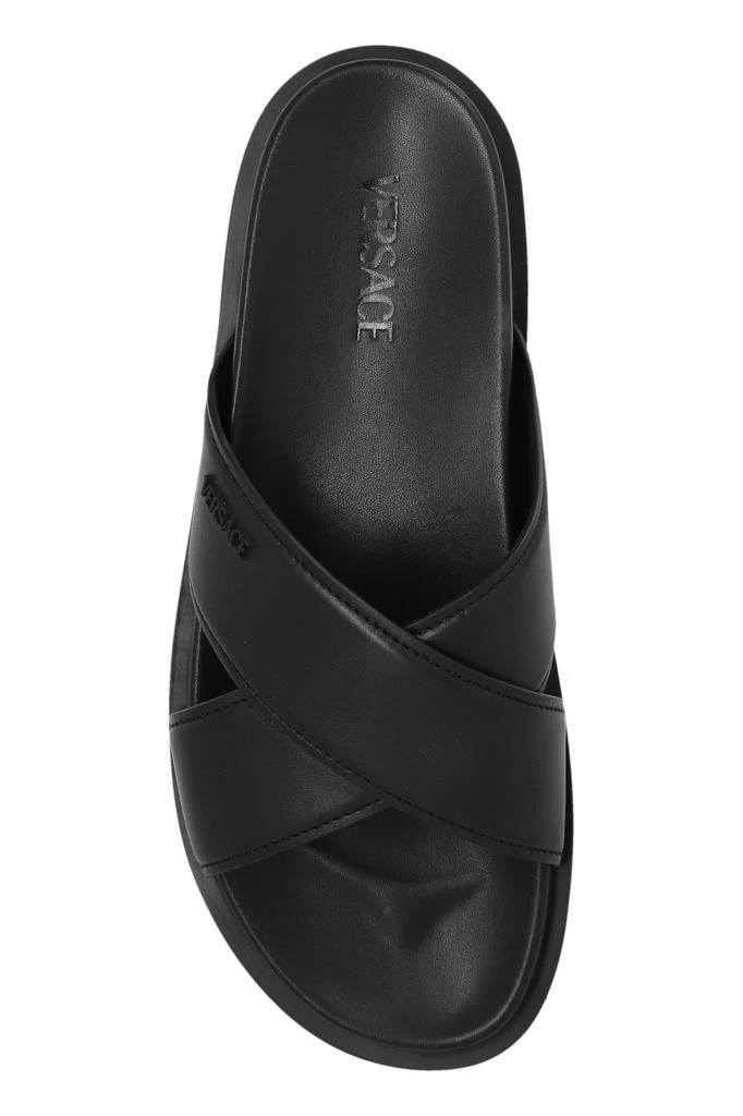 Versace Leather Slippers 6