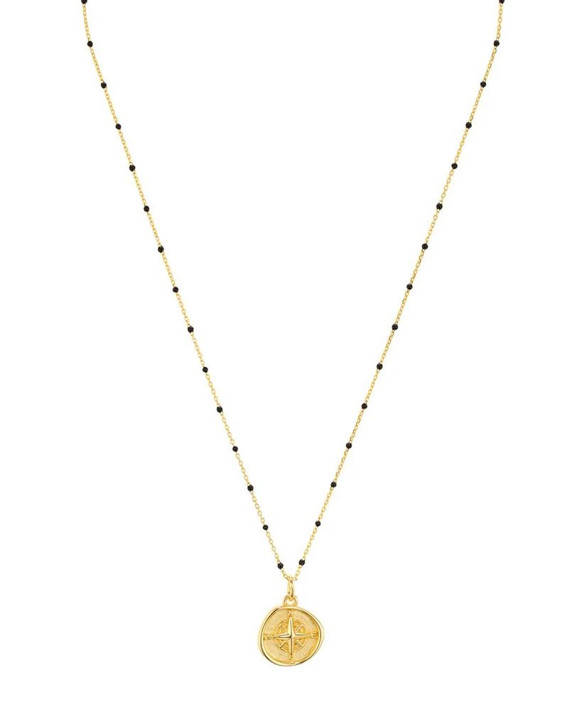 Argento Vivo North Star Pendant Necklace in 18K Gold-Plated Sterling Silver, 16"-18" 3