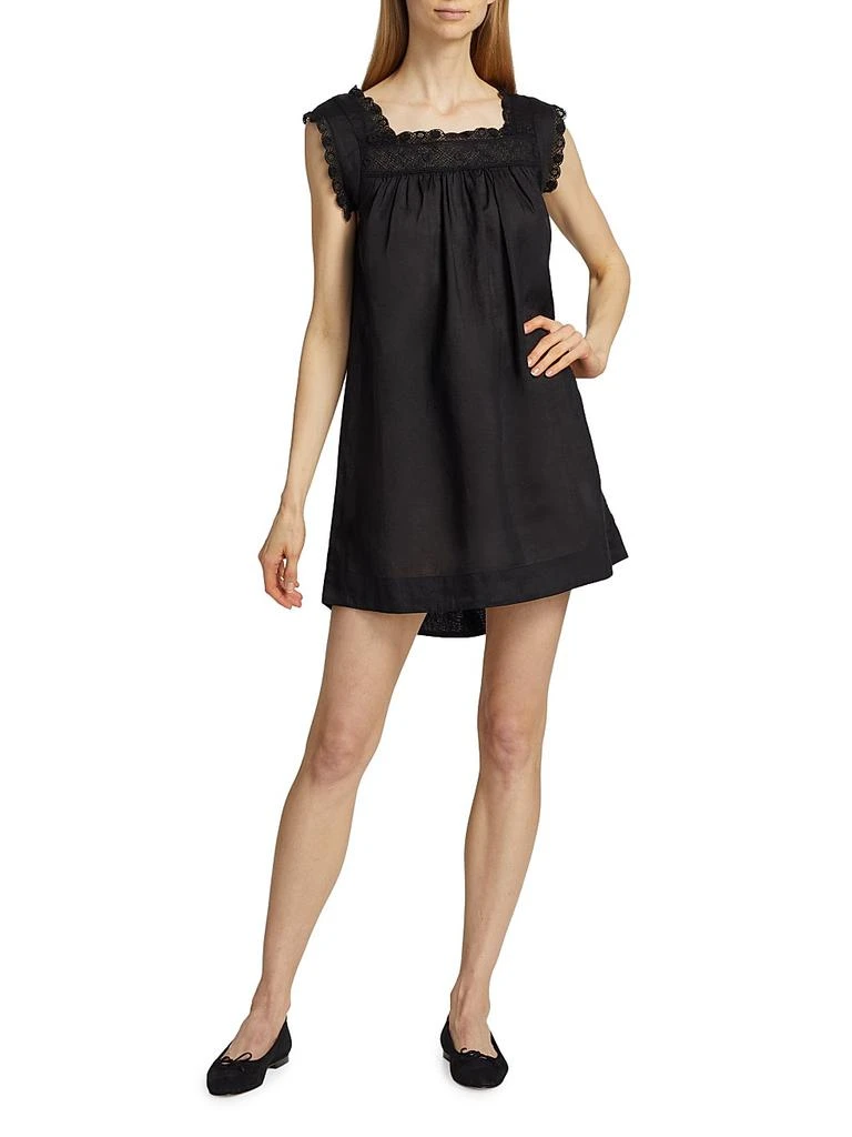 DÔEN Almadia Lace-Detailed Shift Dress 2