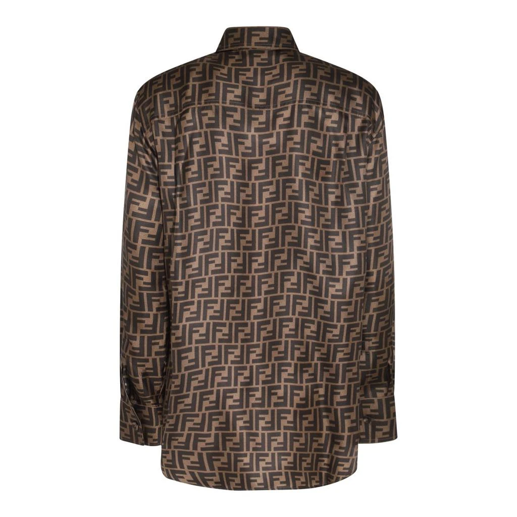 Fendi Fendi All-Over FF Jacquard Long-Sleeved Shirt 2