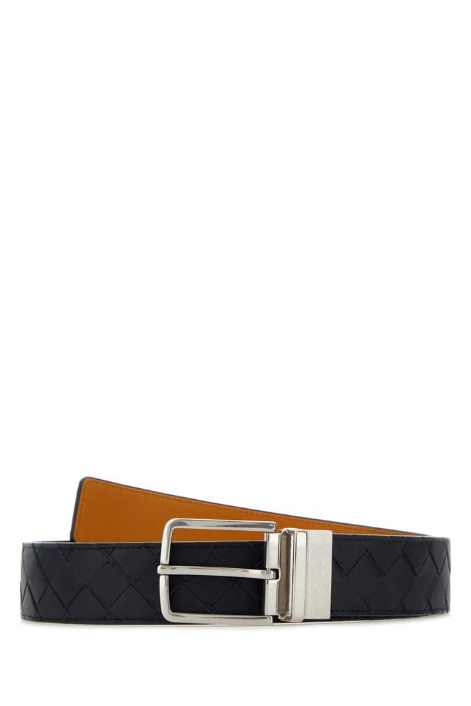 Bottega Veneta Intreccio Loop Leather Belt - Belts - BeyondStyle