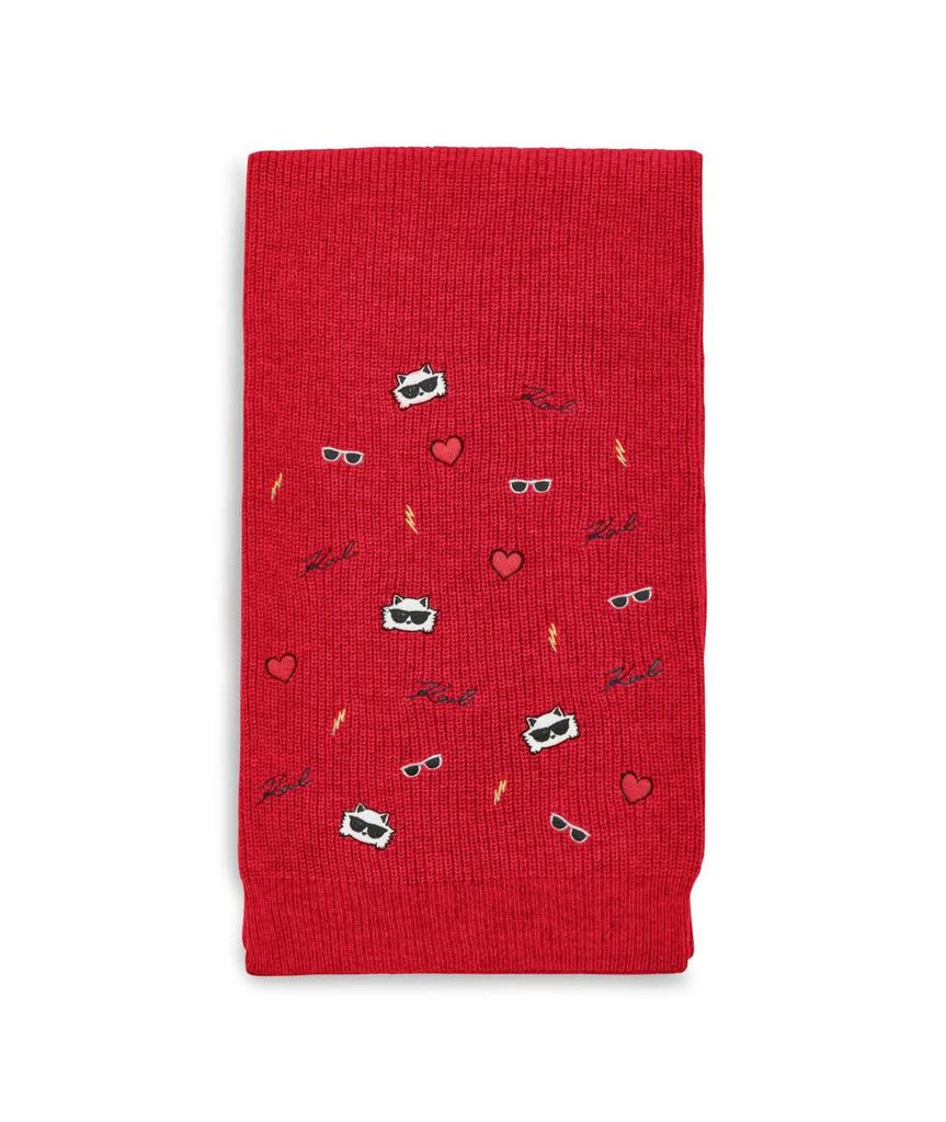 Karl Lagerfeld Paris CATE PINS EMBROIDERY SCARF 2