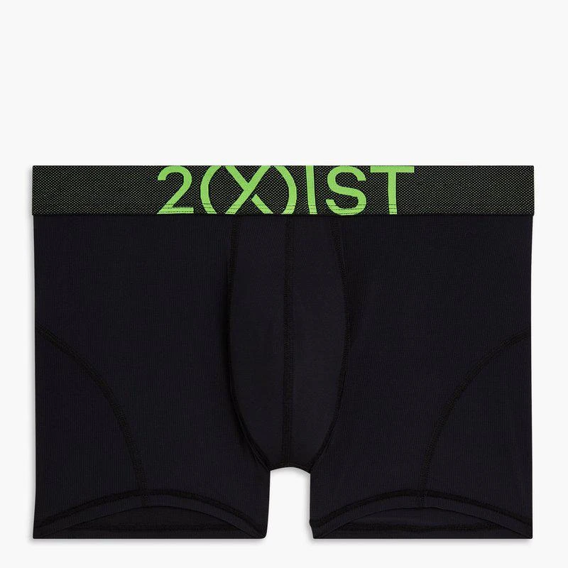 2(x)ist Lightning | Low-Rise Trunk Black Beauty W/Jasmine Green 1