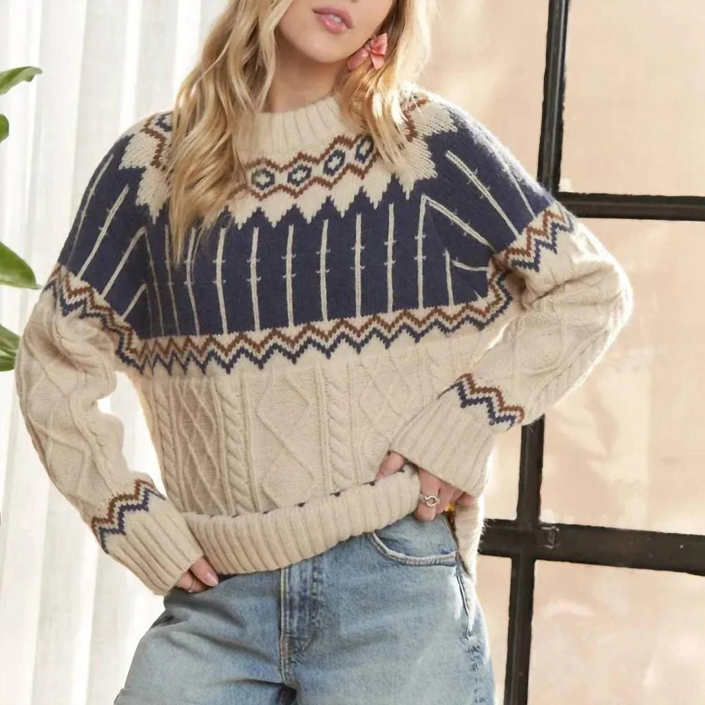 ADORA Adora - Cable Knit Sweater 3
