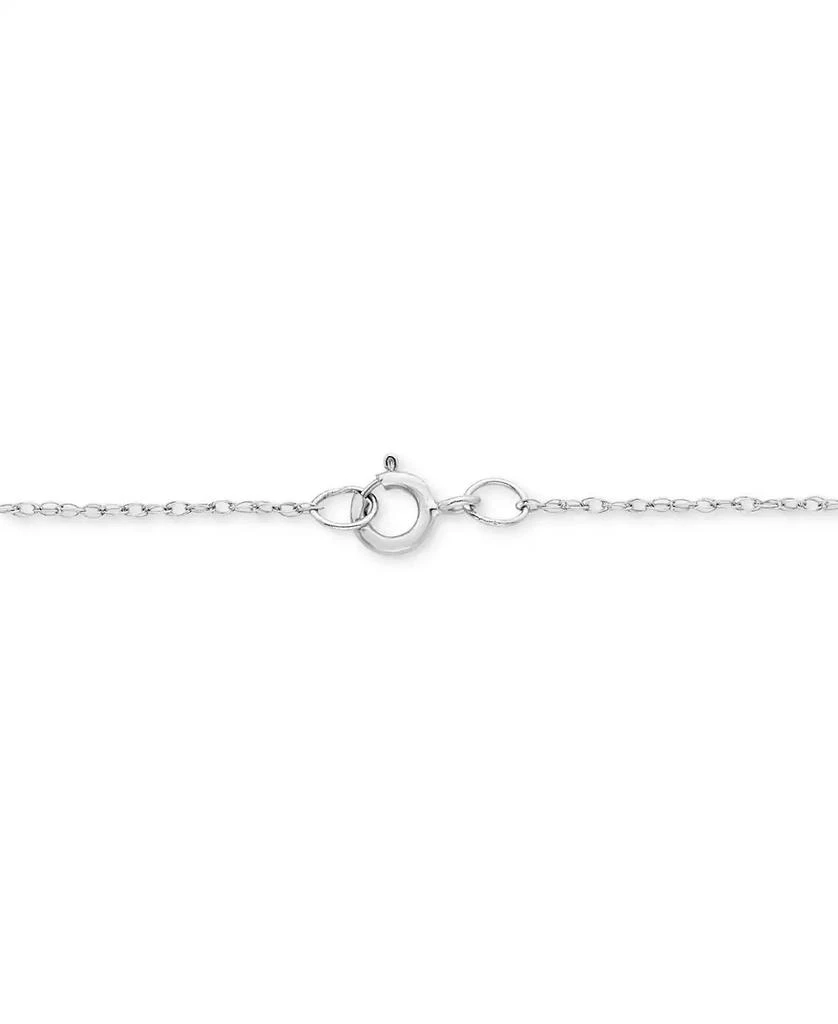Macy's Diamond Heart 18" Statement Necklace (1/4 ct. t.w.) in 14k Tri-Color Gold 3