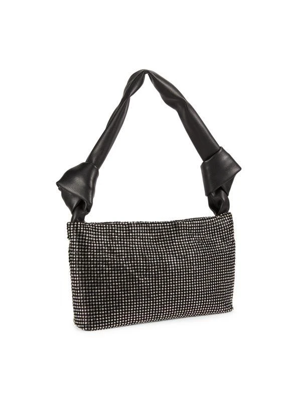 La Regale Crystal Mesh Top Handle Bag 4
