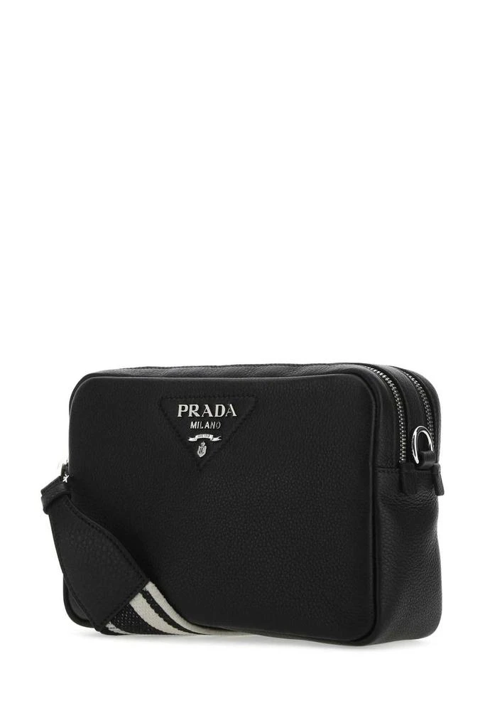 Prada Prada Flou Zip-Up Shoulder Bag 3