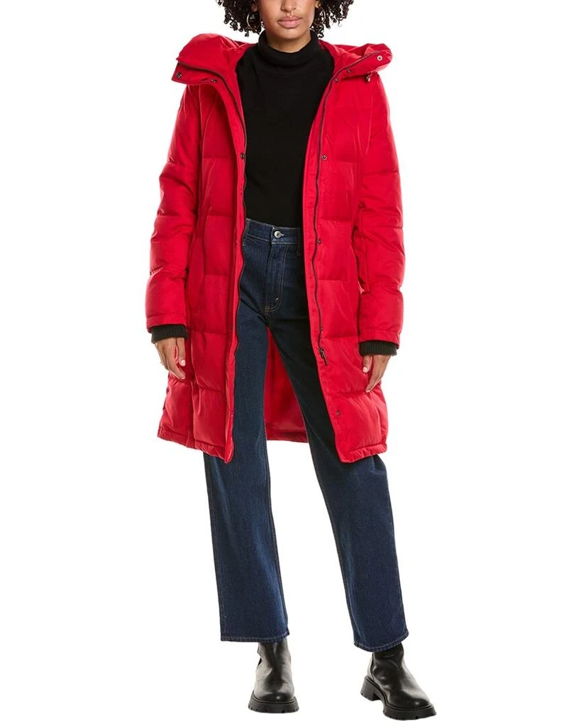 Sam Edelman Belted 3-Quarter Puffer Coat 1
