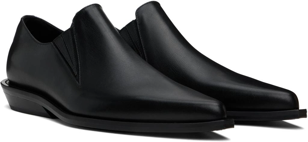 ANN DEMEULEMEESTER Black Makea Pointy Cowboy Loafers 4